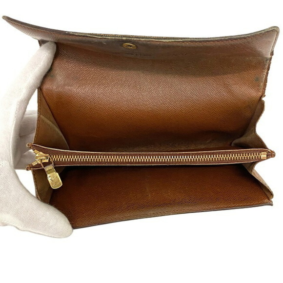 LOUIS VUITTON Long Wallet Portofeuil Sarah Brown Monogram M61734 MI1903  Bi-Fold - Picture 7 of 10